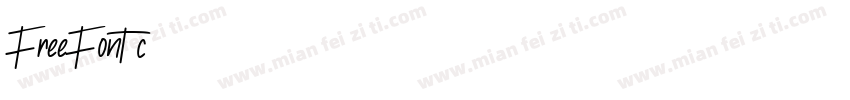 FreeFont c4字体转换